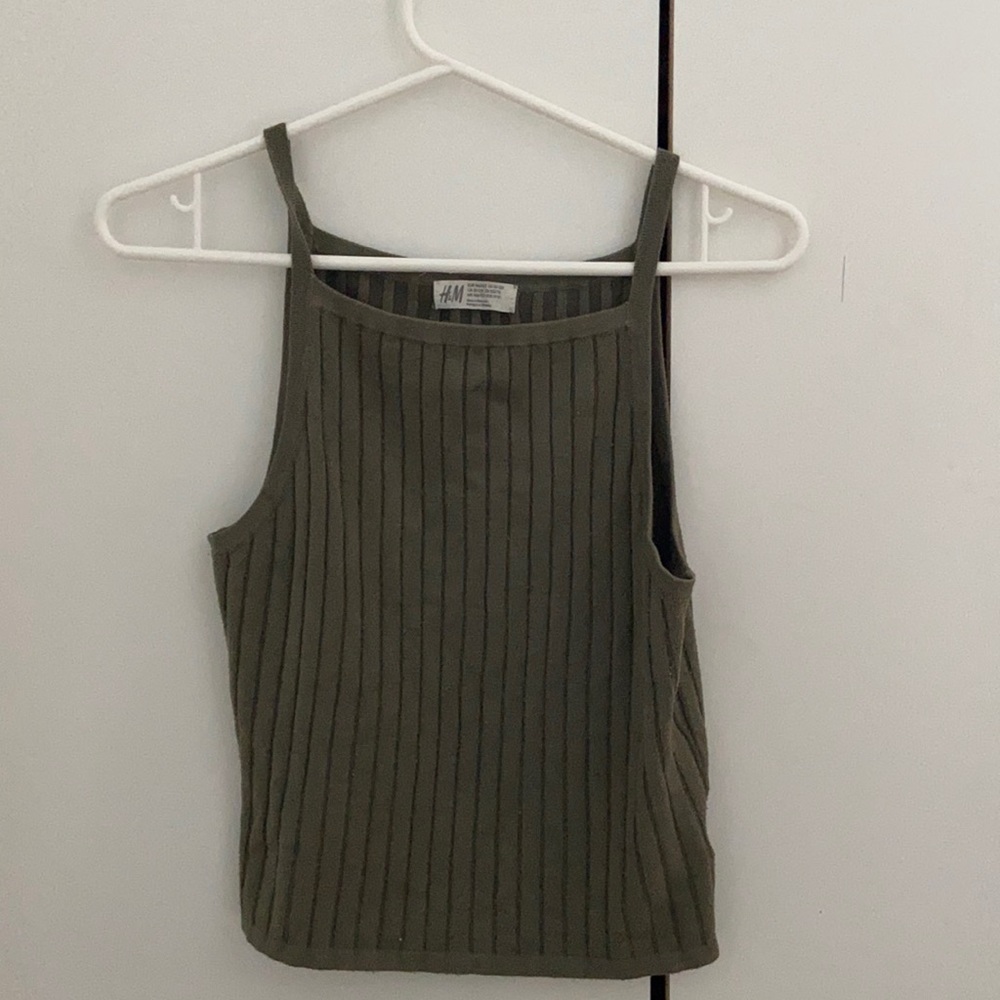 Green tank top from H&M